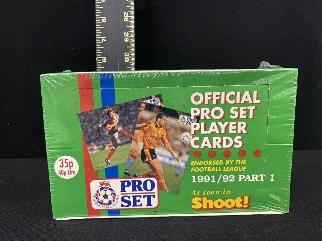 SEALED 1991/1992 Soccer Pro Set Trading Cards