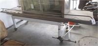 Scissor Lift Bakery Table w/ Conveyor Belt