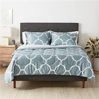 Amazon Basics 7-Piece Comforter Set , Full/Queen