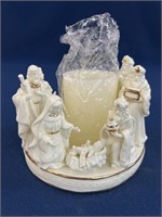 Holiday Accents Jade Porcelain Nativity Scene