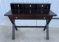 Modern Desk with cubbies on top-no drawers