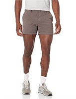 Amazon Essentials Men's Slim-Fit 5" Flat-Front