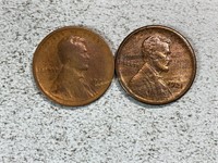 1921, 1921S Lincoln wheat cents
