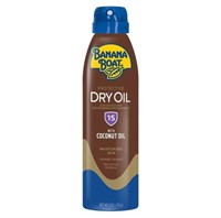 Banana Boat Dry oil Clear Sunscreen SPF 15 NEW