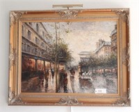 Lot #2090 - Large contemporary framed Oil on
