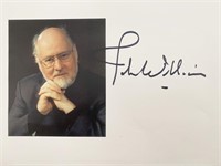 Composer John Williams signed photo