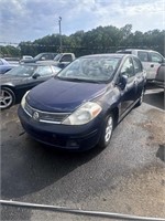 2007 NISSAN VERSA S BLUE 4 DOOR CAR, 1.8L I4