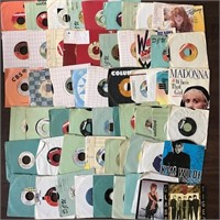 45 Records - Lot of 50 - 70's 80's Top 40