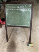 Vintage Blackboard w/Eraser