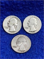 1950 Washington Quarters (3)