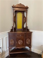 Vintage Victorian-esque Corner Cabinet