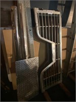 Pair Air-Flow Tail Gates, Metal and Aluminium