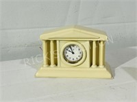 vintage french ivory table clock