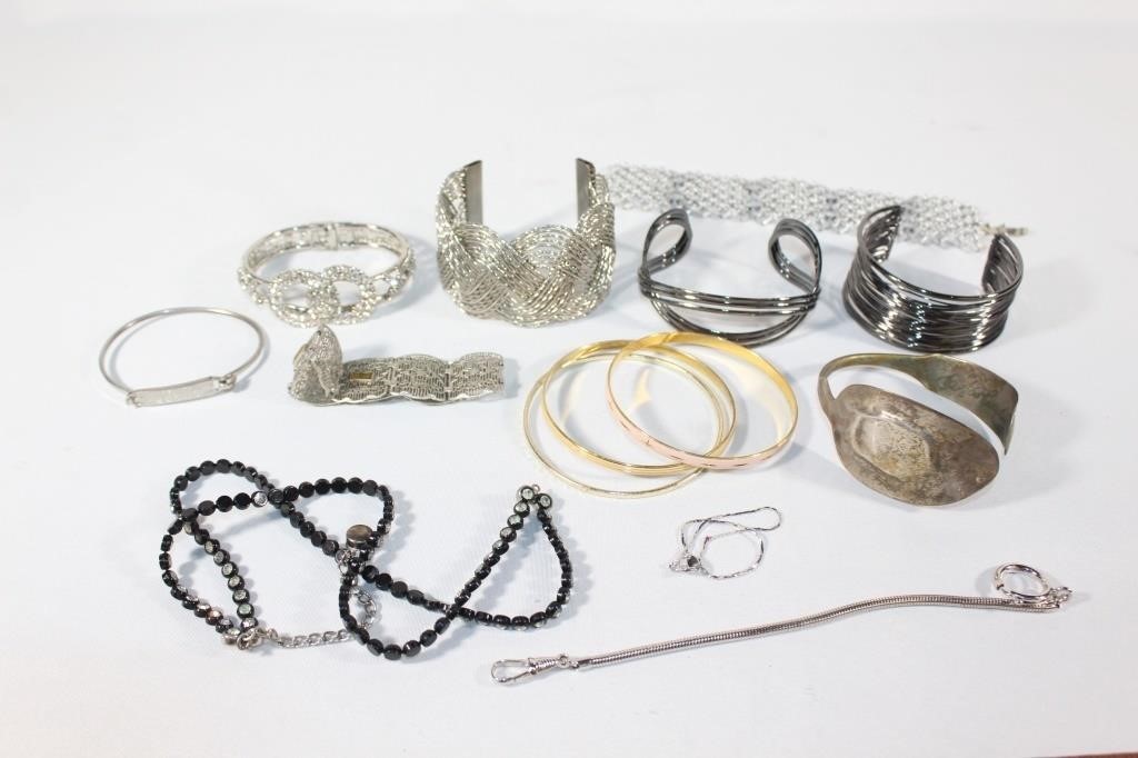 Lot of Costume Jewelry Bracelets - Guess etc