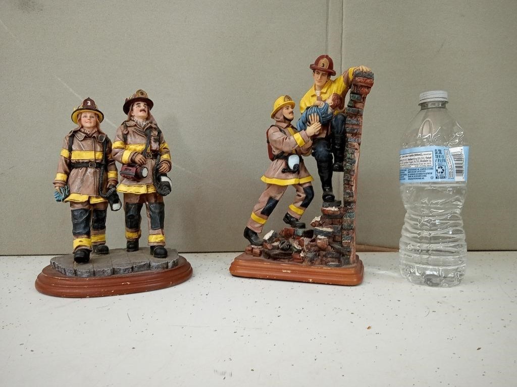 RED HATS FIREFIGHTER STATUES 1997 & 2000