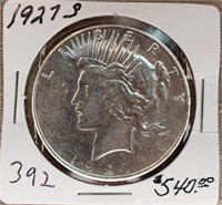 1927S  Peace Dollar
