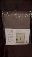 No.918 taupe Erica crushed panel pair
