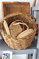 (6) Basket Pieces, Assorted (U249)