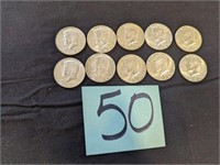 10- 1968 Half Dollars
