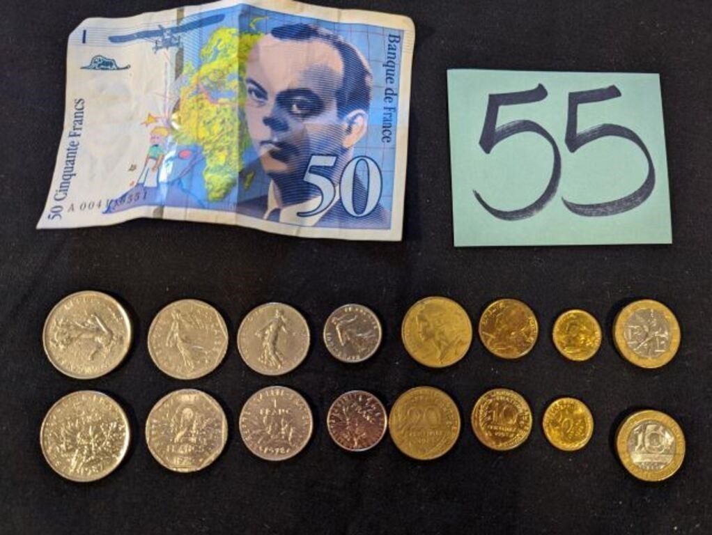 Francs / Assorted Foreign Monies