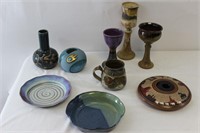 Handmade Ceramic, Navajo and other signed pieces