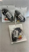 PS 123 to AV Cable 3 packages
