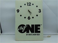 White AG ONE Clock