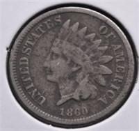 1860 INDIAN HEAD CENT VF