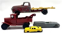 Vintage Toy Trucks and Cars 10” and Smaller