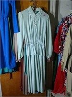 Group of vintage polyester clothes