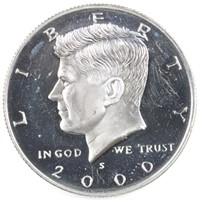 2000-S 90% Silver Proof Kennedy Half Dollar