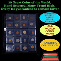 20 Great Coins of the World, hand selected, many t