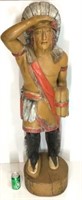 Cigar Store Indian Carved Wood Chief