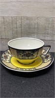 Wedgwood Cup & Saucer Yellow Nanette