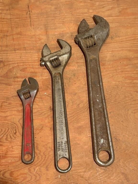 Trio of Adjustable C Wrenches