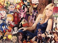 Tara Strong signed cartoon photo