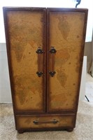 Vintage Suitcase w/2 Doors, 1 Drawer,