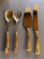 Korean gold-plated utensils & Bird Utensils?