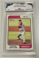 2023 Topps Heritage #20 Shohei Ohtani Card