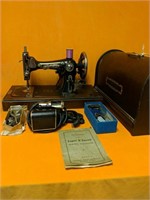 Vintage sewing machine. "Seamstress vibrator"