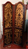 2-Section Room Divider Dressing Screen