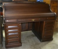 Executive Vintage roll top desk