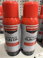 2 CANS SYNTHETIC GUN OIL