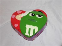 Green M&M "RED!" Valentines Dish