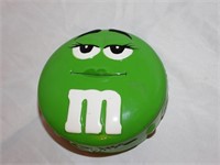 Green M&M Ceramic Candy Dish