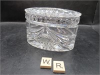 WATERFORD CRYSTAL COVERED DISH
