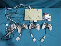 PS1 Playstation Console, Controllers, Memory Cards