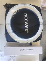 Neewer light ring and stand untested