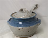 Vintage Soup Tureen & Ladle Hand Crafted Studio