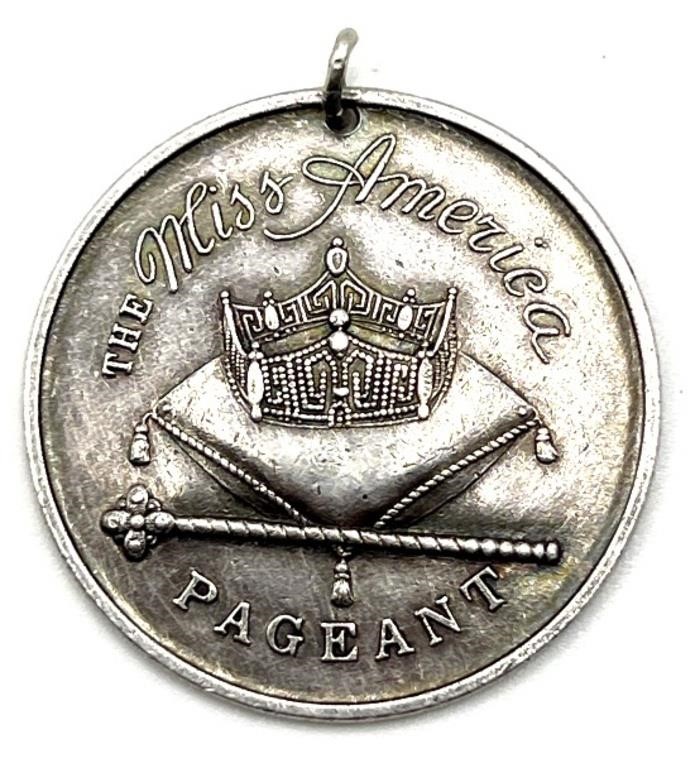 Sterling Silver Miss America Pageant Medal